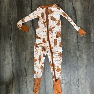 Little Sleepies Brown Bear Zippy